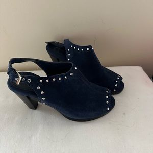 NWT Aerosoles Haven Shoes in Dark Blue Suede